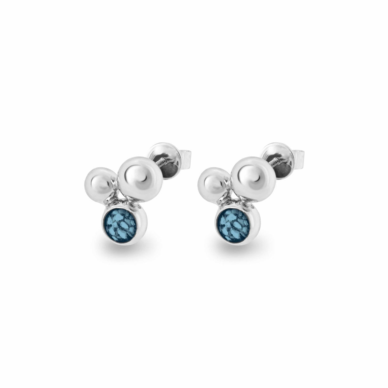 Load image into Gallery viewer, EverWith™ Ladies Rondure Array Memorial Ashes Earrings - EverWith Memorial Jewellery - Trade