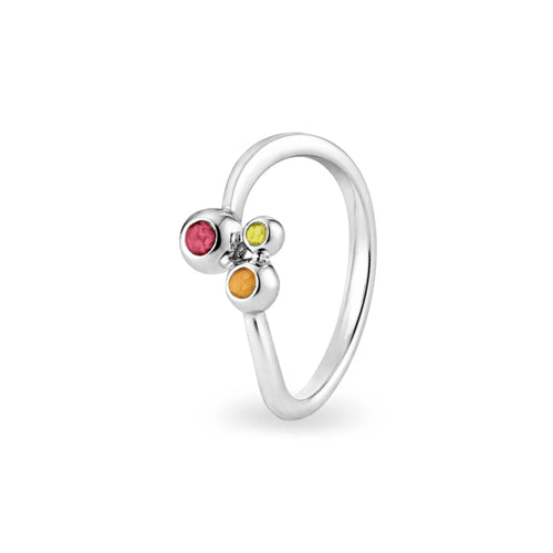 EverWith™ Ladies Rondure Array Triple Memorial Ashes Ring - EverWith Memorial Jewellery - Trade