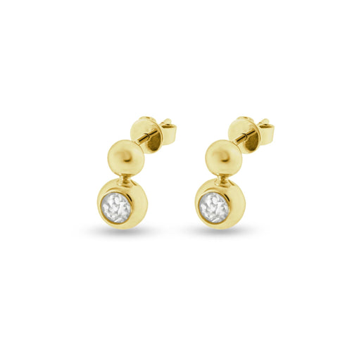 EverWith™ Ladies Rondure Drop Memorial Ashes Earrings - EverWith Memorial Jewellery - Trade