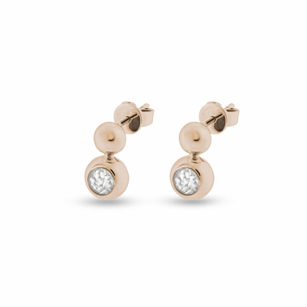 EverWith™ Ladies Rondure Drop Memorial Ashes Earrings - EverWith Memorial Jewellery - Trade