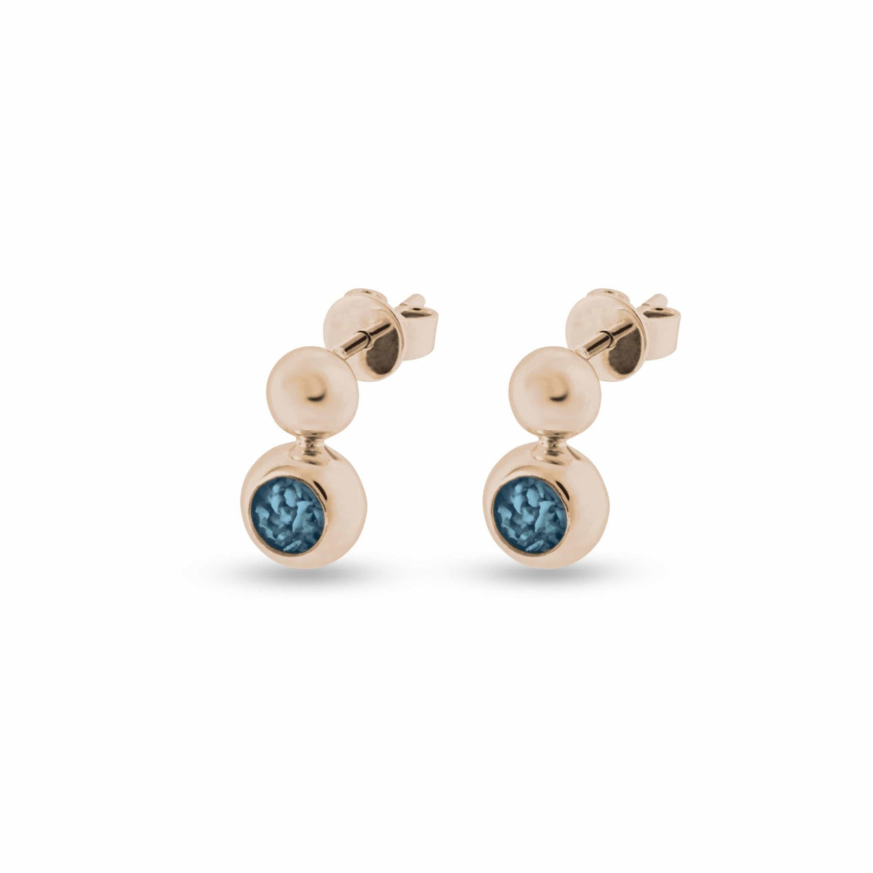 Load image into Gallery viewer, EverWith™ Ladies Rondure Drop Memorial Ashes Earrings - EverWith Memorial Jewellery - Trade