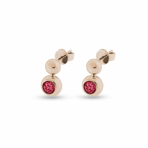 EverWith™ Ladies Rondure Drop Memorial Ashes Earrings - EverWith Memorial Jewellery - Trade