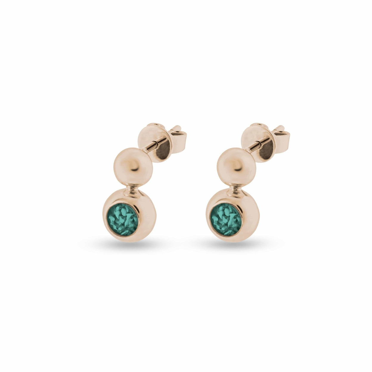 Load image into Gallery viewer, EverWith™ Ladies Rondure Drop Memorial Ashes Earrings - EverWith Memorial Jewellery - Trade