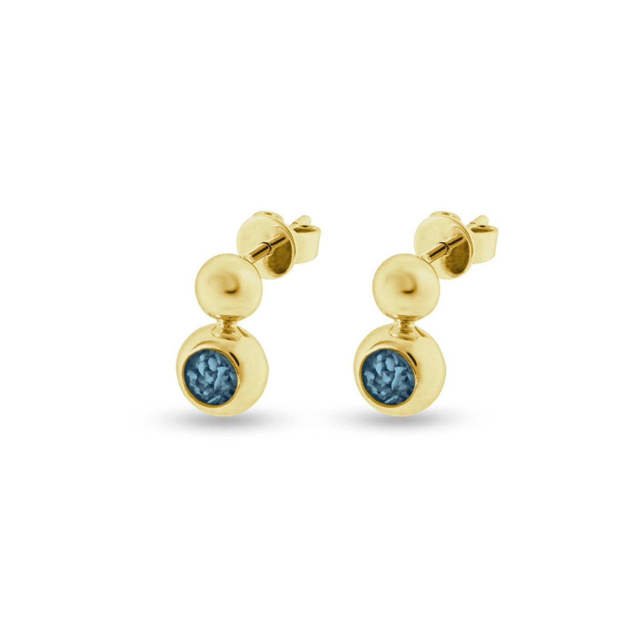 Load image into Gallery viewer, EverWith™ Ladies Rondure Drop Memorial Ashes Earrings - EverWith Memorial Jewellery - Trade