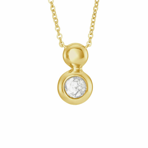 EverWith™ Ladies Rondure Drop Memorial Ashes Necklace - EverWith Memorial Jewellery - Trade