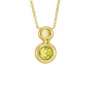 EverWith™ Ladies Rondure Drop Memorial Ashes Necklace - EverWith Memorial Jewellery - Trade