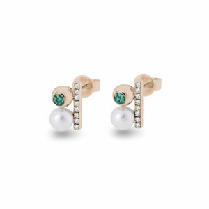EverWith™ Ladies Rondure Opulence Memorial Ashes Earrings - EverWith Memorial Jewellery - Trade