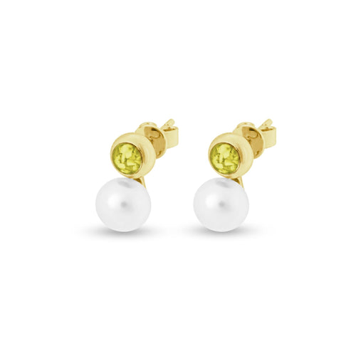 EverWith™ Ladies Rondure Pearl Memorial Ashes Earrings - EverWith Memorial Jewellery - Trade