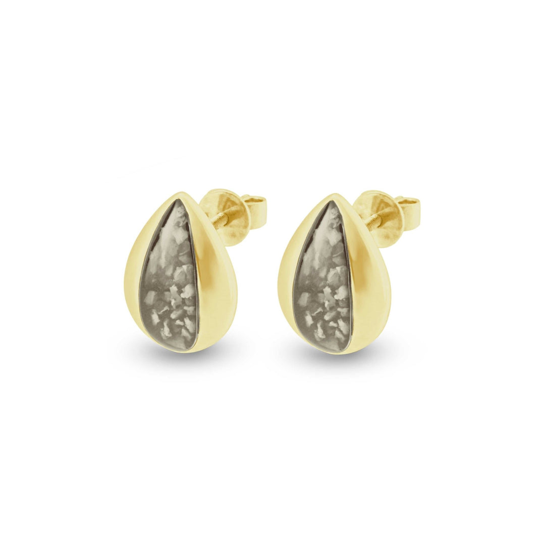 EverWith™ Ladies Rondure Teardrop Memorial Ashes Earrings - EverWith Memorial Jewellery - Trade