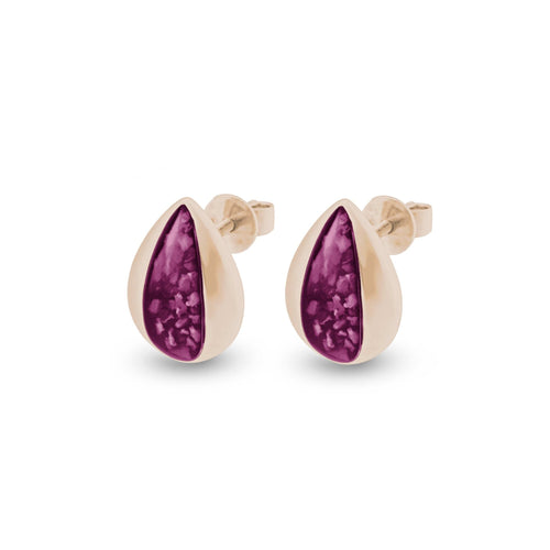 EverWith™ Ladies Rondure Teardrop Memorial Ashes Earrings - EverWith Memorial Jewellery - Trade