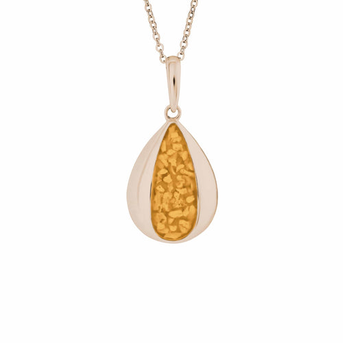 EverWith™ Ladies Rondure Teardrop Memorial Ashes Pendant - EverWith Memorial Jewellery - Trade