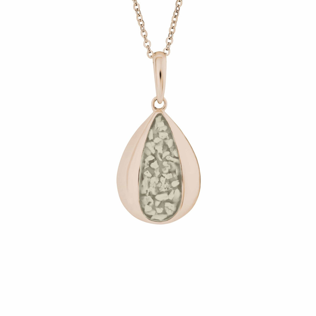 EverWith™ Ladies Rondure Teardrop Memorial Ashes Pendant - EverWith Memorial Jewellery - Trade