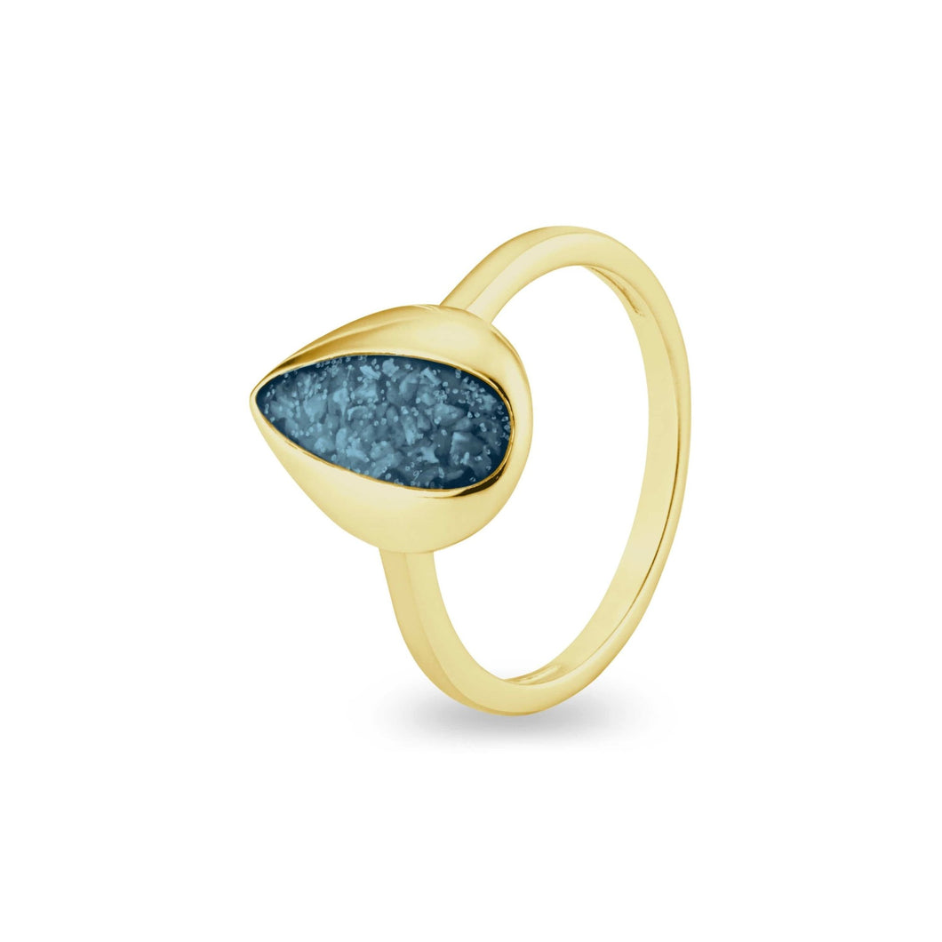 EverWith™ Ladies Rondure Teardrop Memorial Ashes Ring - EverWith Memorial Jewellery - Trade