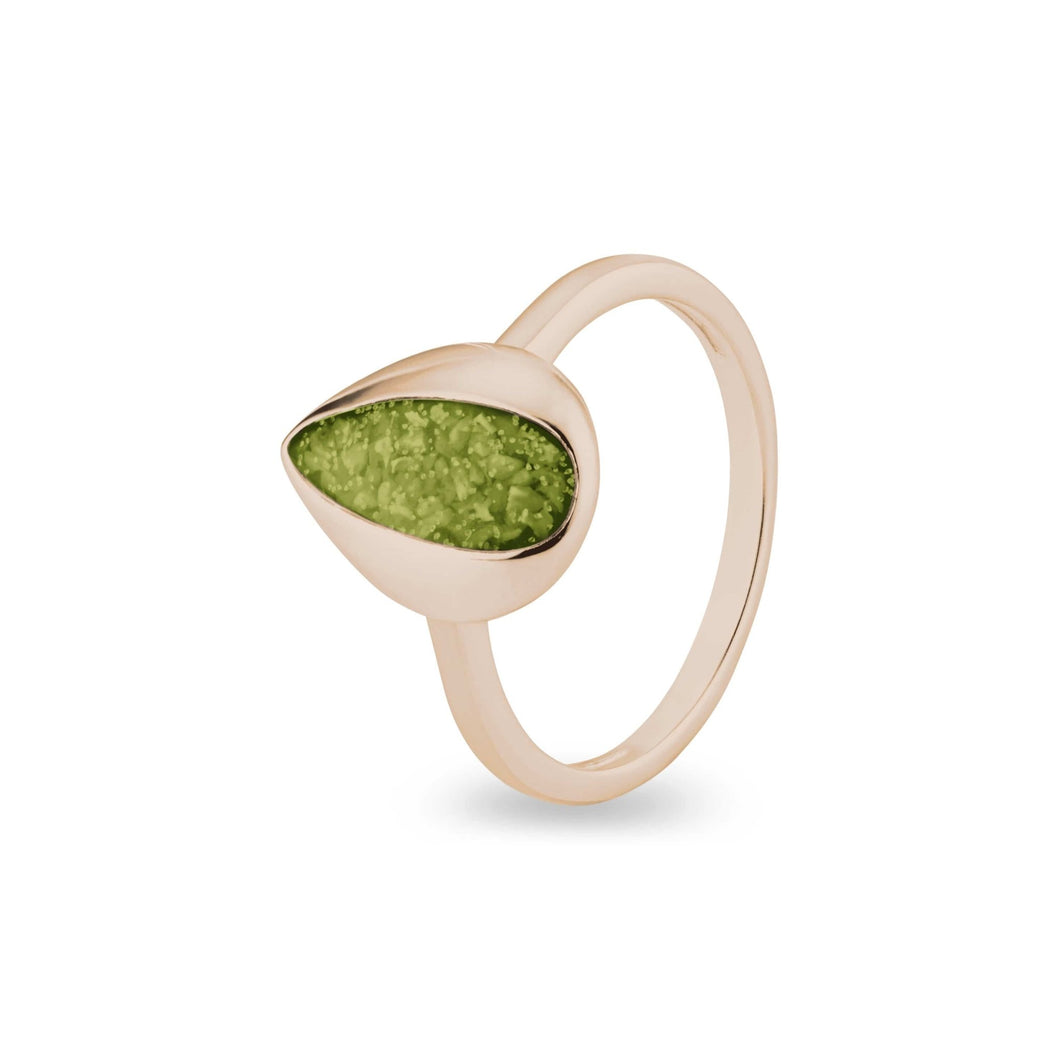 EverWith™ Ladies Rondure Teardrop Memorial Ashes Ring - EverWith Memorial Jewellery - Trade