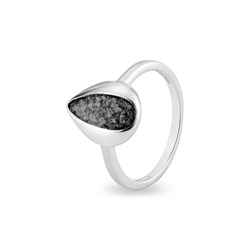 EverWith™ Ladies Rondure Teardrop Memorial Ashes Ring - EverWith Memorial Jewellery - Trade