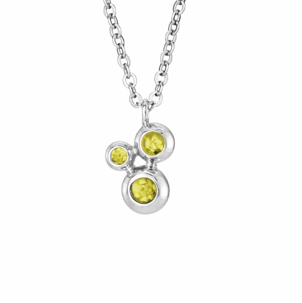 EverWith™ Ladies Rondure Triple Array Memorial Ashes Pendant - EverWith Memorial Jewellery - Trade