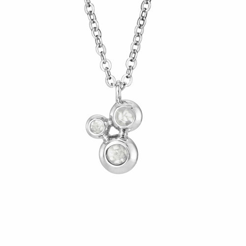 EverWith™ Ladies Rondure Triple Array Memorial Ashes Pendant - EverWith Memorial Jewellery - Trade