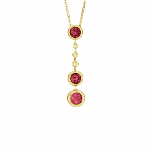 EverWith™ Ladies Rondure Triple Ball Drop Memorial Ashes Necklace - EverWith Memorial Jewellery - Trade