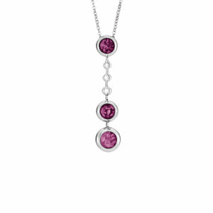 EverWith™ Ladies Rondure Triple Ball Drop Memorial Ashes Necklace - EverWith Memorial Jewellery - Trade