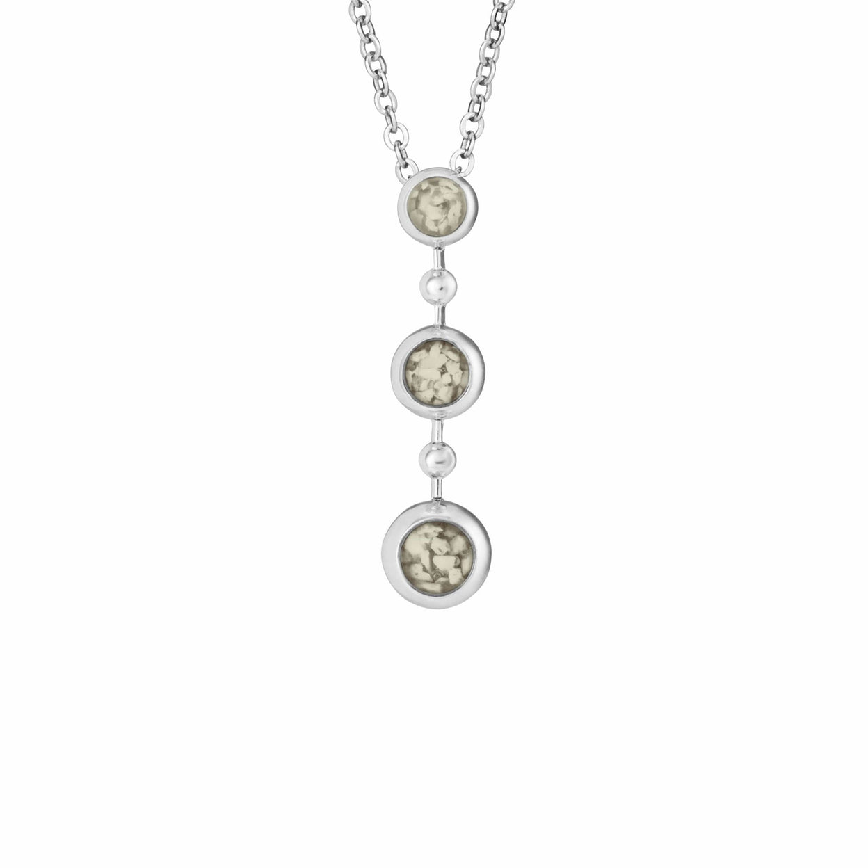 Load image into Gallery viewer, EverWith™ Ladies Rondure Triple Drop Memorial Ashes Necklace - EverWith Memorial Jewellery - Trade