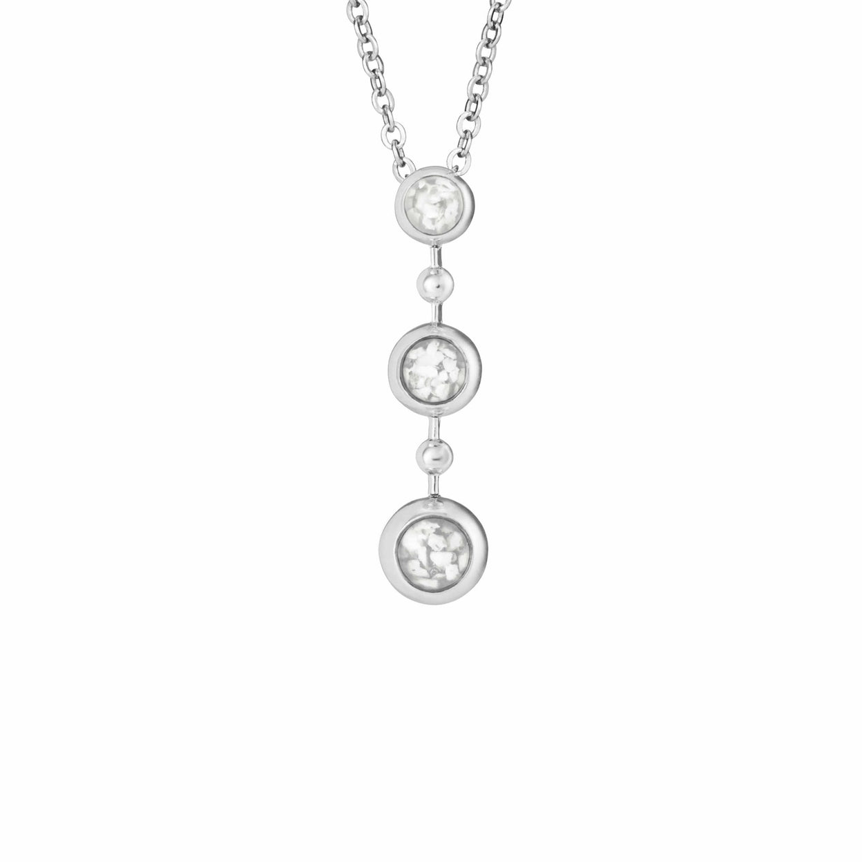 Load image into Gallery viewer, EverWith™ Ladies Rondure Triple Drop Memorial Ashes Necklace - EverWith Memorial Jewellery - Trade