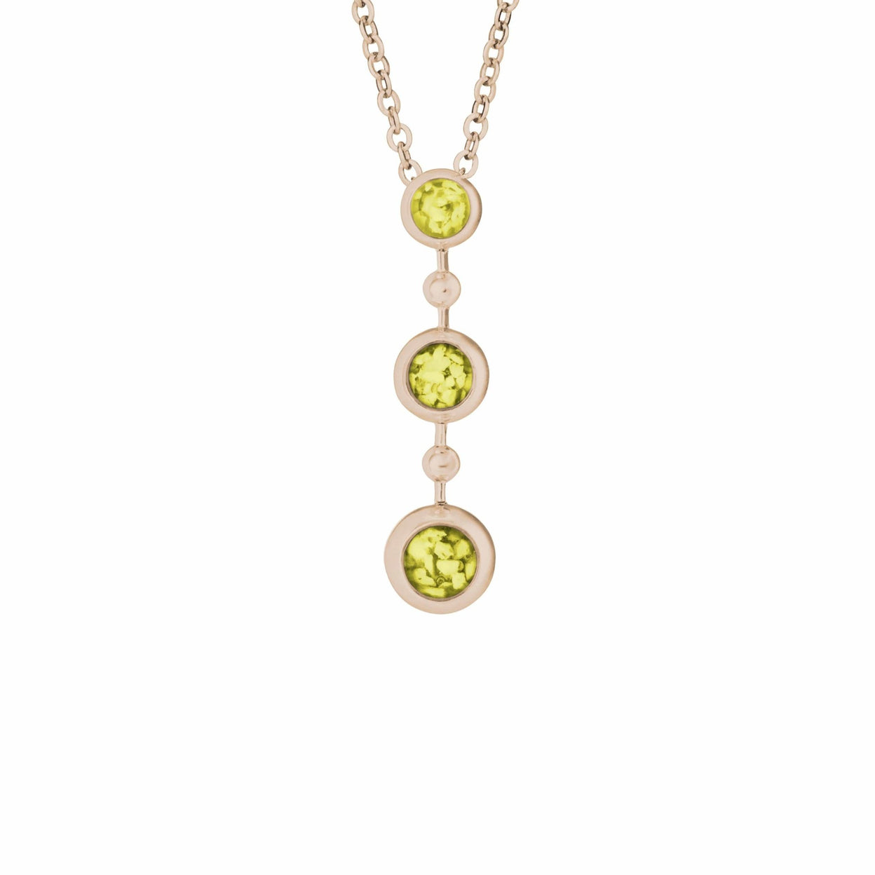 Load image into Gallery viewer, EverWith™ Ladies Rondure Triple Drop Memorial Ashes Necklace - EverWith Memorial Jewellery - Trade