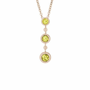 EverWith™ Ladies Rondure Triple Drop Memorial Ashes Necklace - EverWith Memorial Jewellery - Trade