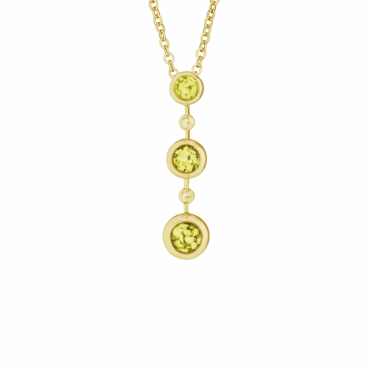 Load image into Gallery viewer, EverWith™ Ladies Rondure Triple Drop Memorial Ashes Necklace - EverWith Memorial Jewellery - Trade