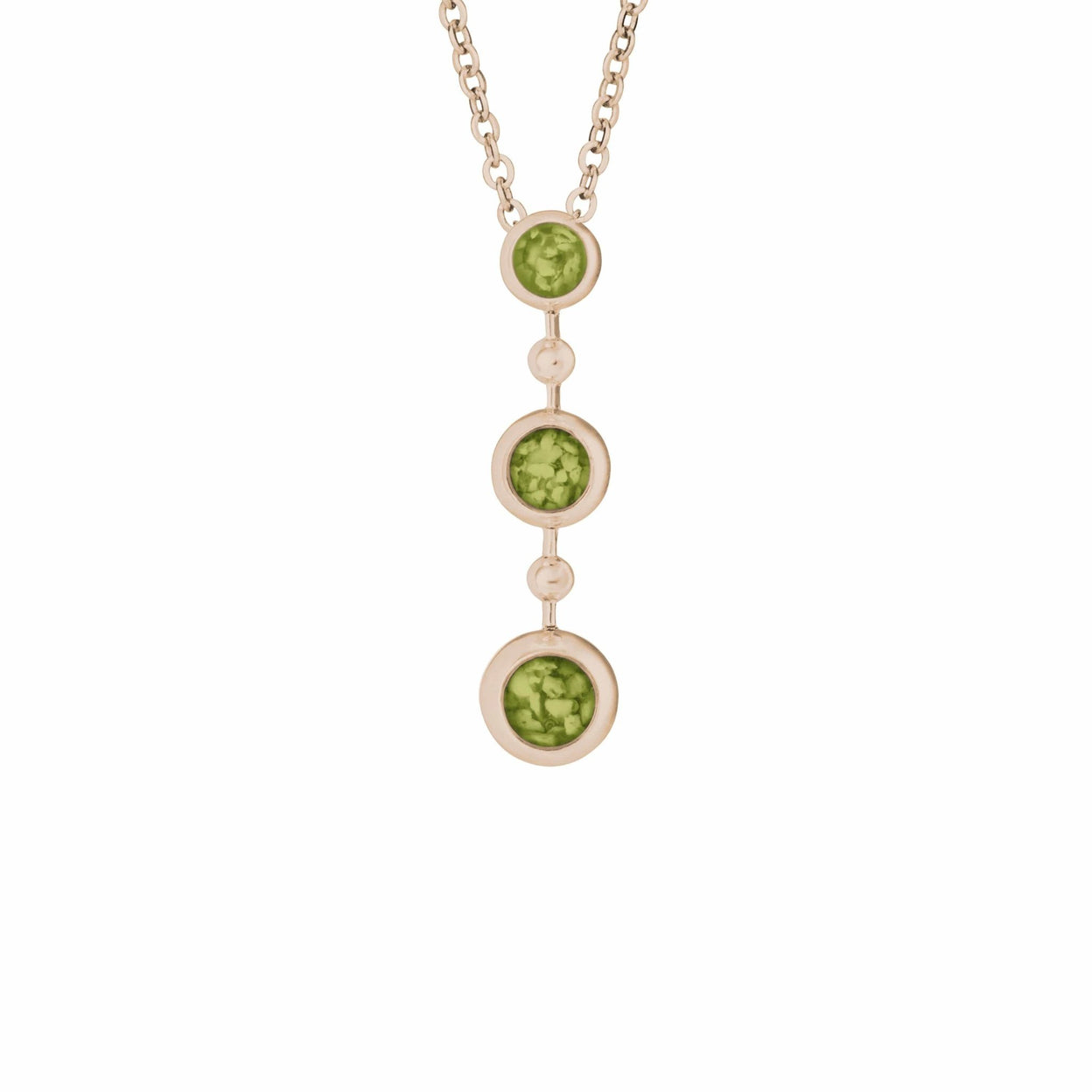 Load image into Gallery viewer, EverWith™ Ladies Rondure Triple Drop Memorial Ashes Necklace - EverWith Memorial Jewellery - Trade