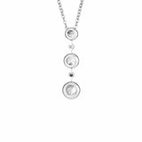 EverWith™ Ladies Rondure Triple Drop Memorial Ashes Necklace - EverWith Memorial Jewellery - Trade