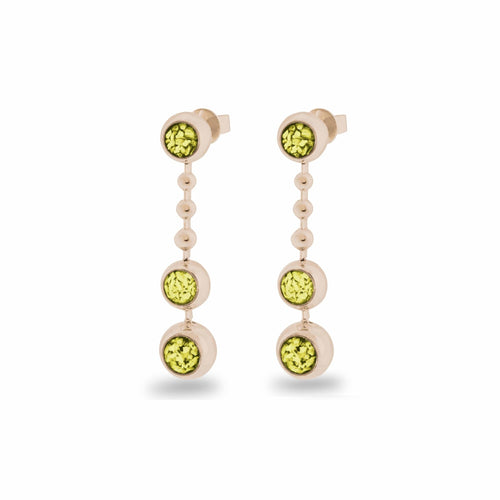 EverWith™ Ladies Rondure Triple Spaced Drop Memorial Ashes Earrings - EverWith Memorial Jewellery - Trade