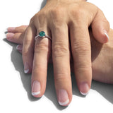EverWith™ Ladies Round Bubble Band Memorial Ashes Ring - EverWith Memorial Jewellery - Trade