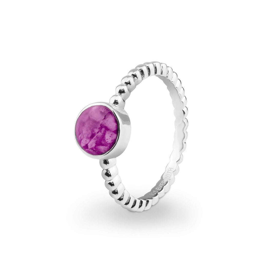 EverWith™ Ladies Round Bubble Band Memorial Ashes Ring - EverWith Memorial Jewellery - Trade