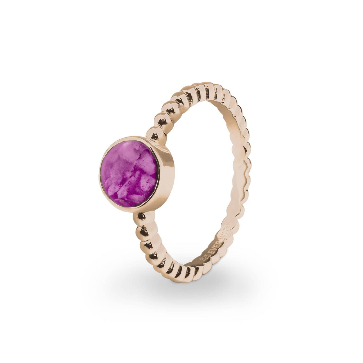 Load image into Gallery viewer, EverWith™ Ladies Round Bubble Band Memorial Ashes Ring - EverWith Memorial Jewellery - Trade