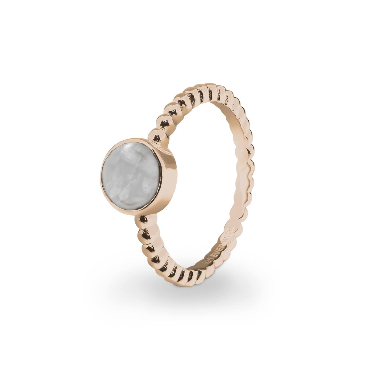 Load image into Gallery viewer, EverWith™ Ladies Round Bubble Band Memorial Ashes Ring - EverWith Memorial Jewellery - Trade