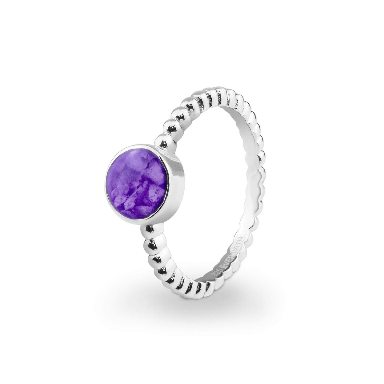 Load image into Gallery viewer, EverWith™ Ladies Round Bubble Band Memorial Ashes Ring - EverWith Memorial Jewellery - Trade