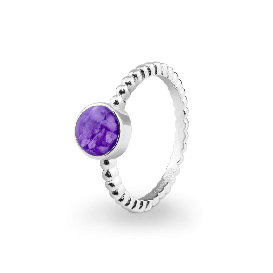 EverWith™ Ladies Round Bubble Band Memorial Ashes Ring - EverWith Memorial Jewellery - Trade