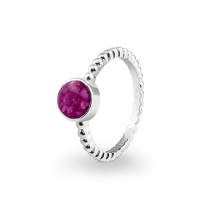 EverWith™ Ladies Round Bubble Band Memorial Ashes Ring - EverWith Memorial Jewellery - Trade