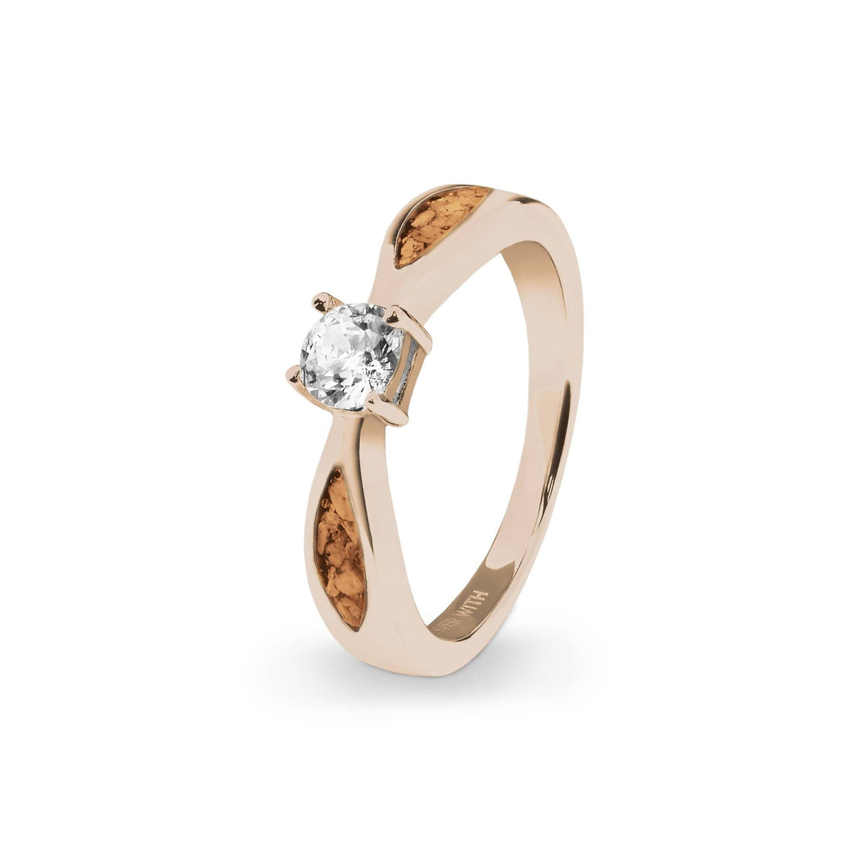 Load image into Gallery viewer, EverWith™ Ladies Solitaire Memorial Ashes Ring with Swarovski Crystals - EverWith Memorial Jewellery - Trade