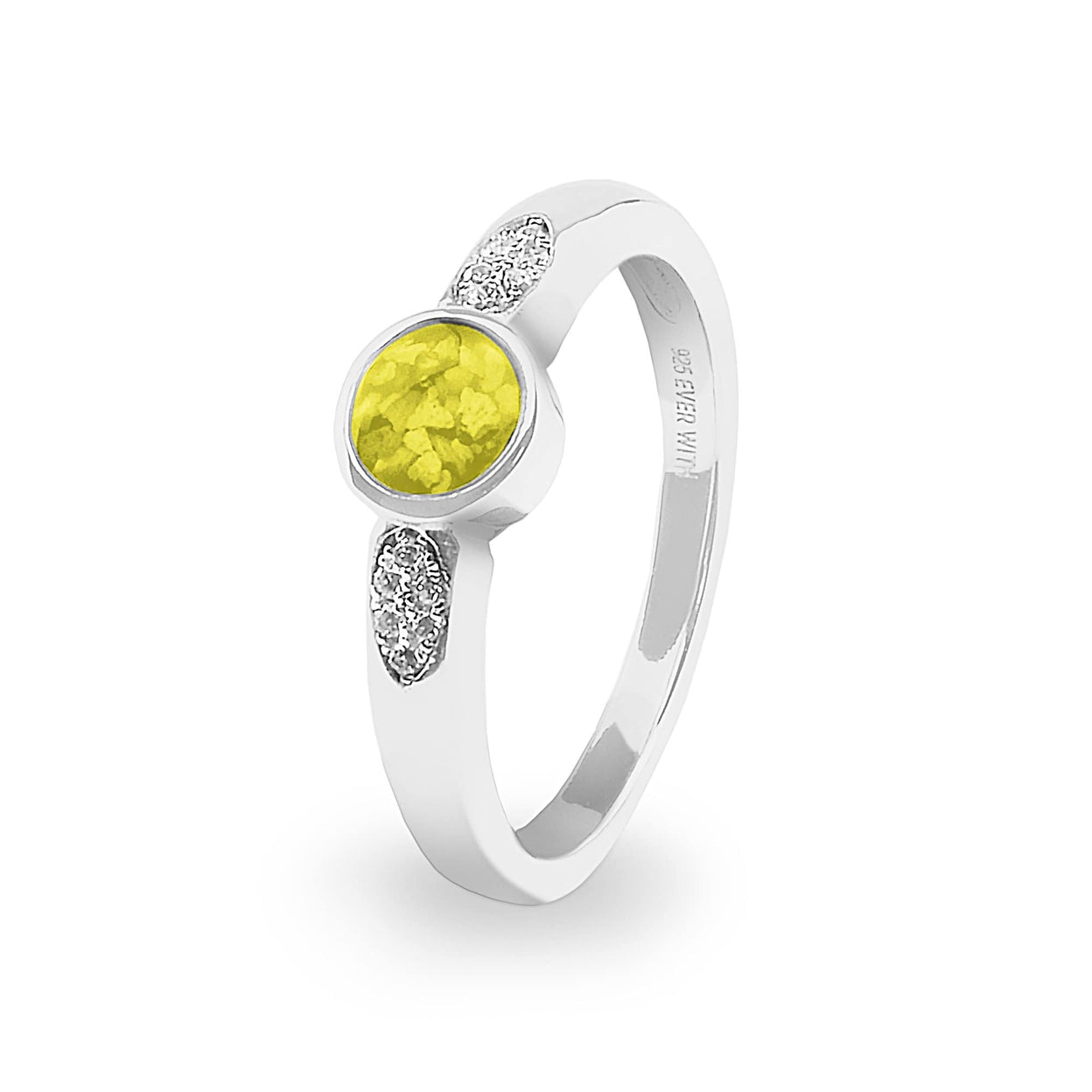 Load image into Gallery viewer, EverWith™ Ladies Special Memorial Ashes Ring with Swarovski Crystals - EverWith Memorial Jewellery - Trade