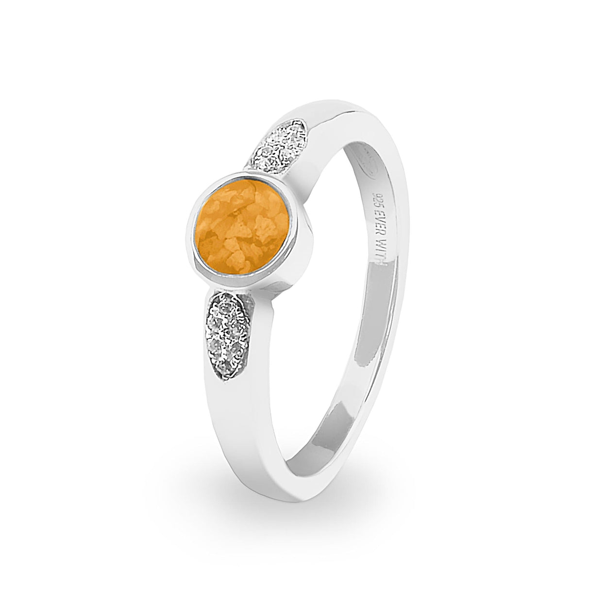 Load image into Gallery viewer, EverWith™ Ladies Special Memorial Ashes Ring with Swarovski Crystals - EverWith Memorial Jewellery - Trade