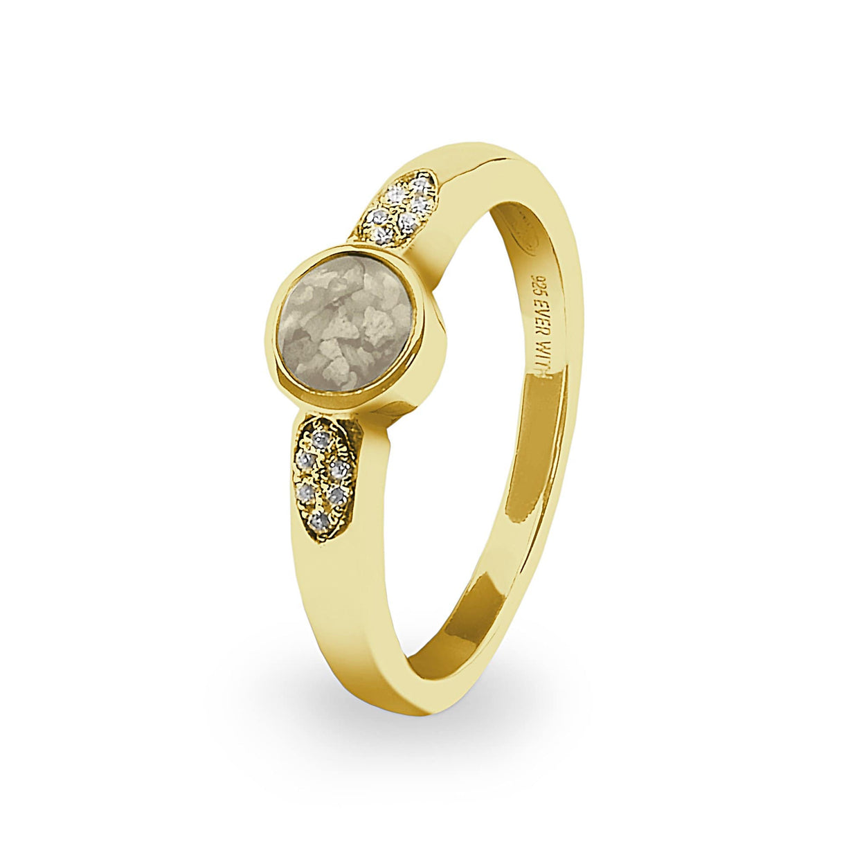 Load image into Gallery viewer, EverWith™ Ladies Special Memorial Ashes Ring with Swarovski Crystals - EverWith Memorial Jewellery - Trade