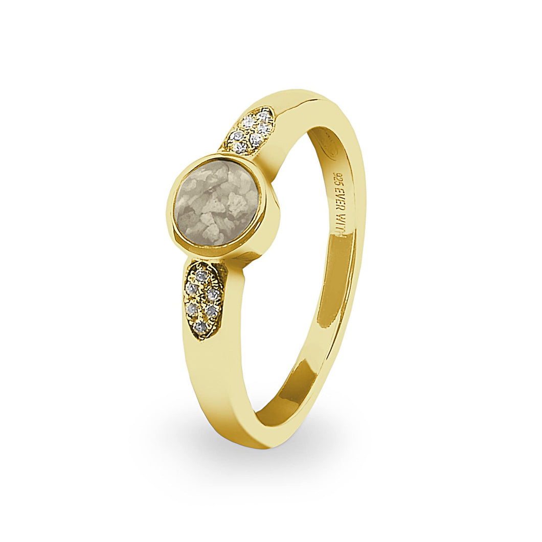 EverWith™ Ladies Special Memorial Ashes Ring with Swarovski Crystals - EverWith Memorial Jewellery - Trade