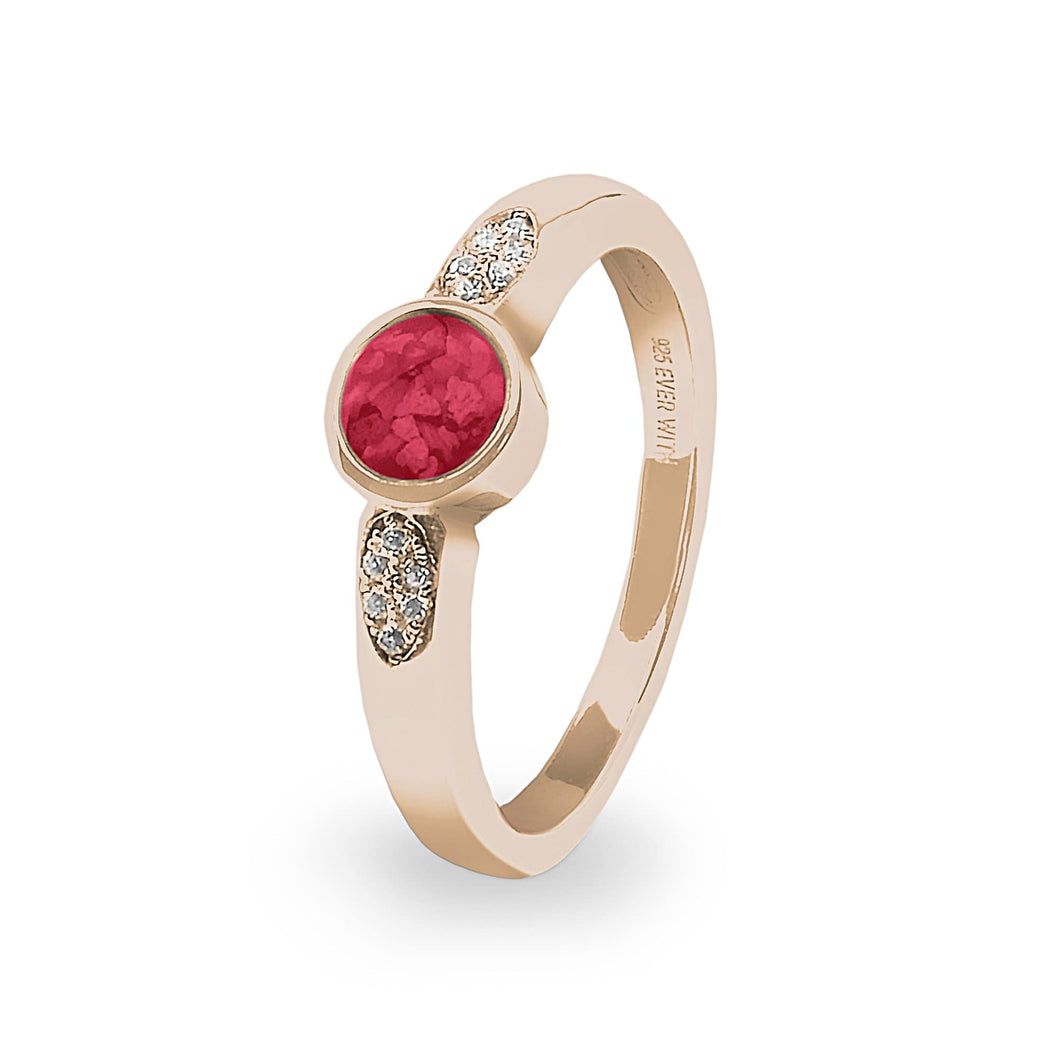 EverWith™ Ladies Special Memorial Ashes Ring with Swarovski Crystals - EverWith Memorial Jewellery - Trade