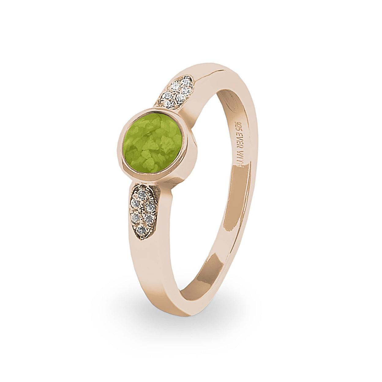 Load image into Gallery viewer, EverWith™ Ladies Special Memorial Ashes Ring with Swarovski Crystals - EverWith Memorial Jewellery - Trade