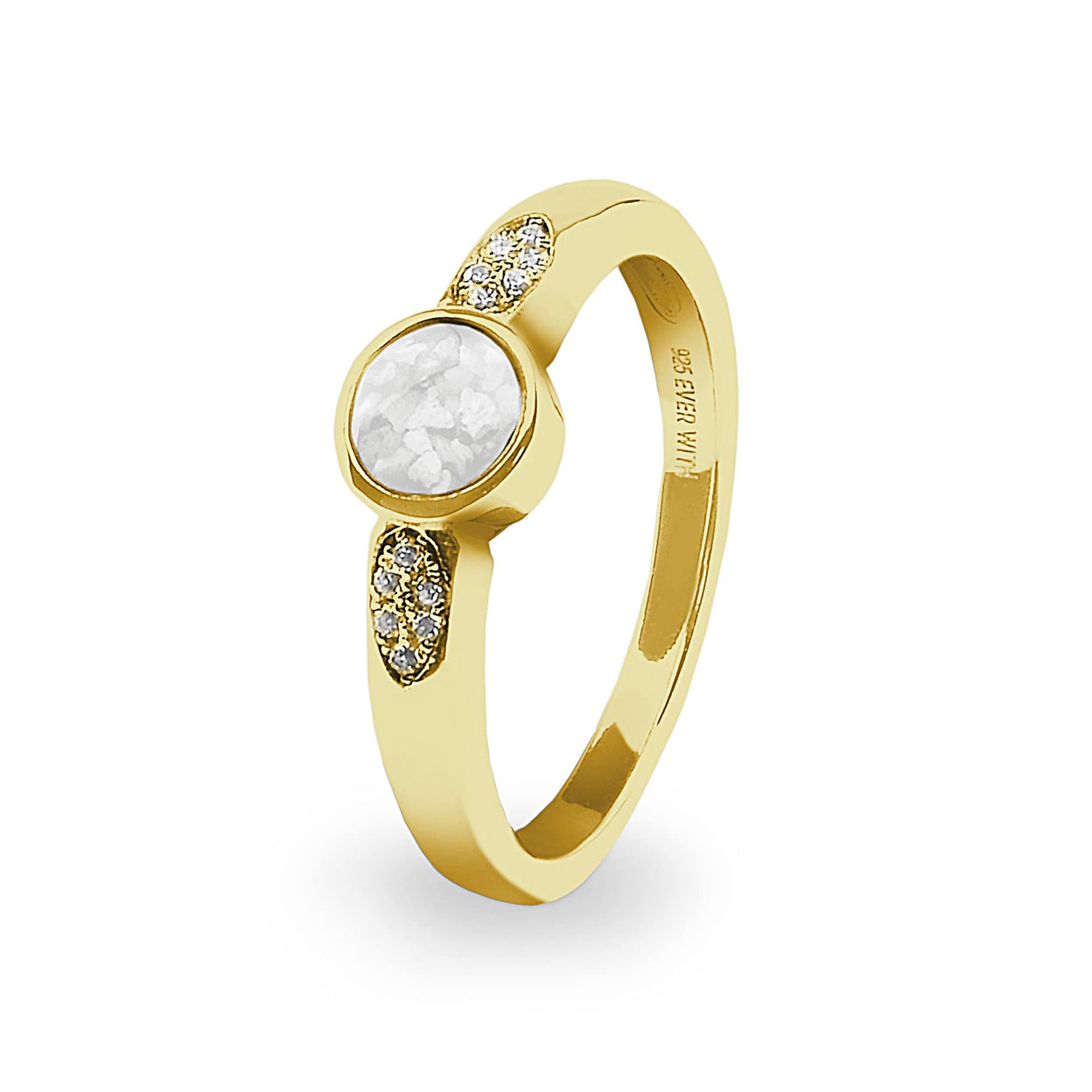 Load image into Gallery viewer, EverWith™ Ladies Special Memorial Ashes Ring with Swarovski Crystals - EverWith Memorial Jewellery - Trade