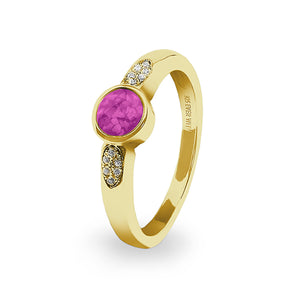 EverWith™ Ladies Special Memorial Ashes Ring with Swarovski Crystals - EverWith Memorial Jewellery - Trade