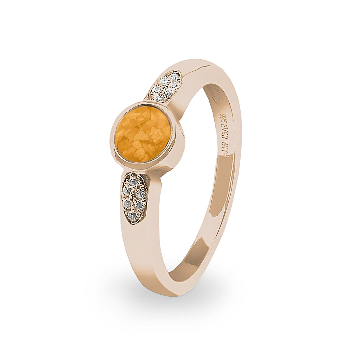 Load image into Gallery viewer, EverWith™ Ladies Special Memorial Ashes Ring with Swarovski Crystals - EverWith Memorial Jewellery - Trade