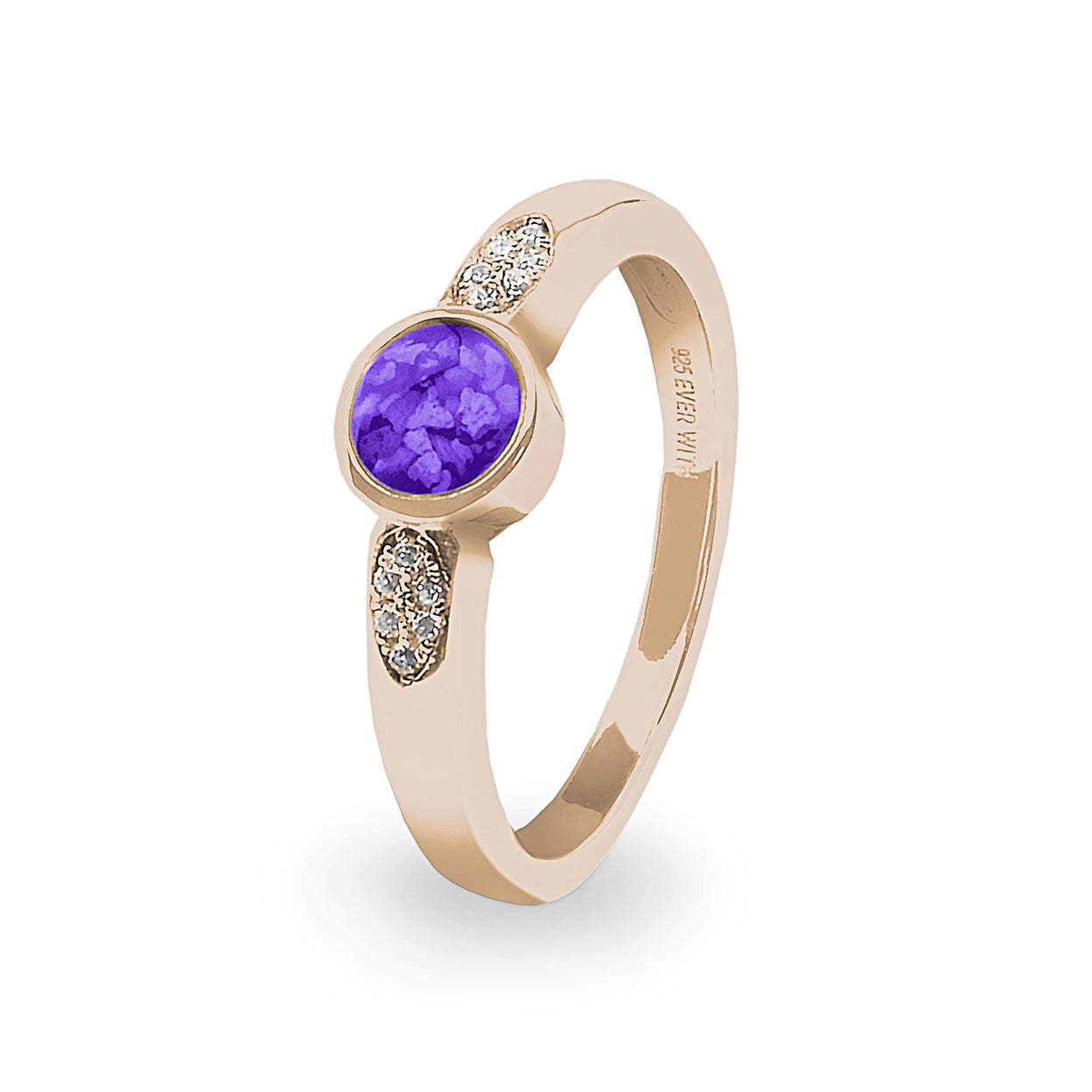 Load image into Gallery viewer, EverWith™ Ladies Special Memorial Ashes Ring with Swarovski Crystals - EverWith Memorial Jewellery - Trade