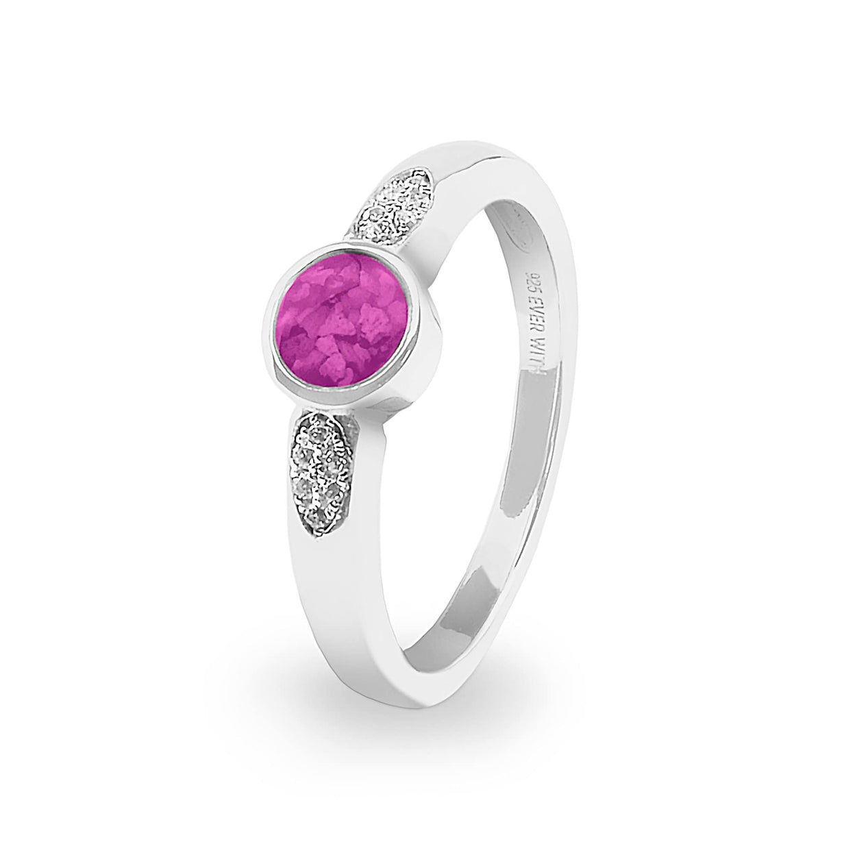 Load image into Gallery viewer, EverWith™ Ladies Special Memorial Ashes Ring with Swarovski Crystals - EverWith Memorial Jewellery - Trade